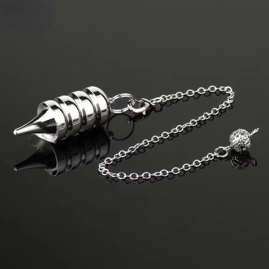 Copper Metal Pendulum for Dowsing Divination Energy Work Meditation Scrying Witchcraft Pendulums Tool Spiritual Pendulos X092