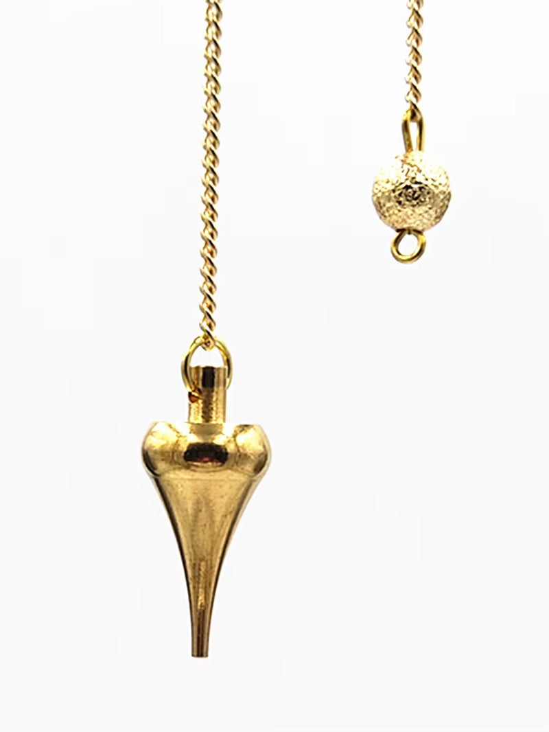 Reiki Symbols Metal Spirit Divination Frequency Modulation Solid Brass Men Women Lucky Hand Spirit Swing Chain Spirit Pendulum