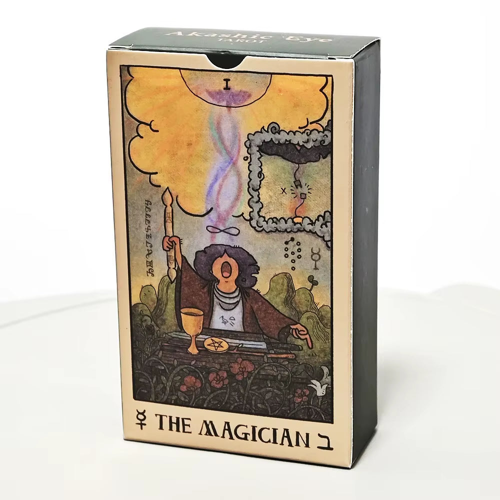 Akashic Eye Tarot 78 Pcs Tarot Cards with Reversed Images 12*7Cm Indie Deck