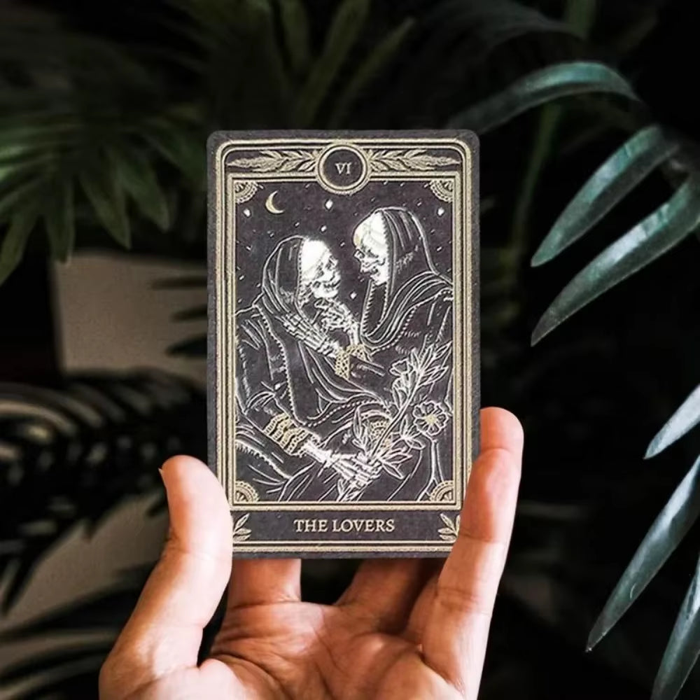 12*7Cm the Marigold Tarot Fortune Telling Divination Oracle Card Family Gathering Chess Game Leisure Table Game Entertainment