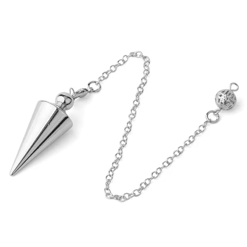 Copper Metal Pendulum for Dowsing Divination Energy Work Meditation Scrying Witchcraft Pendulums Tool Spiritual Pendulos X092