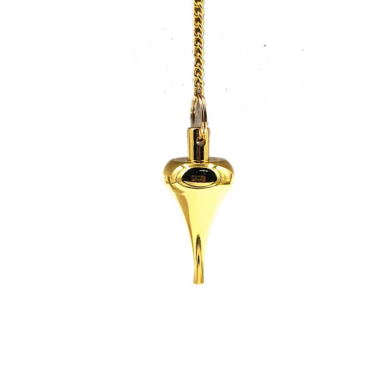 Reiki Symbols Metal Spirit Divination Frequency Modulation Solid Brass Men Women Lucky Hand Spirit Swing Chain Spirit Pendulum