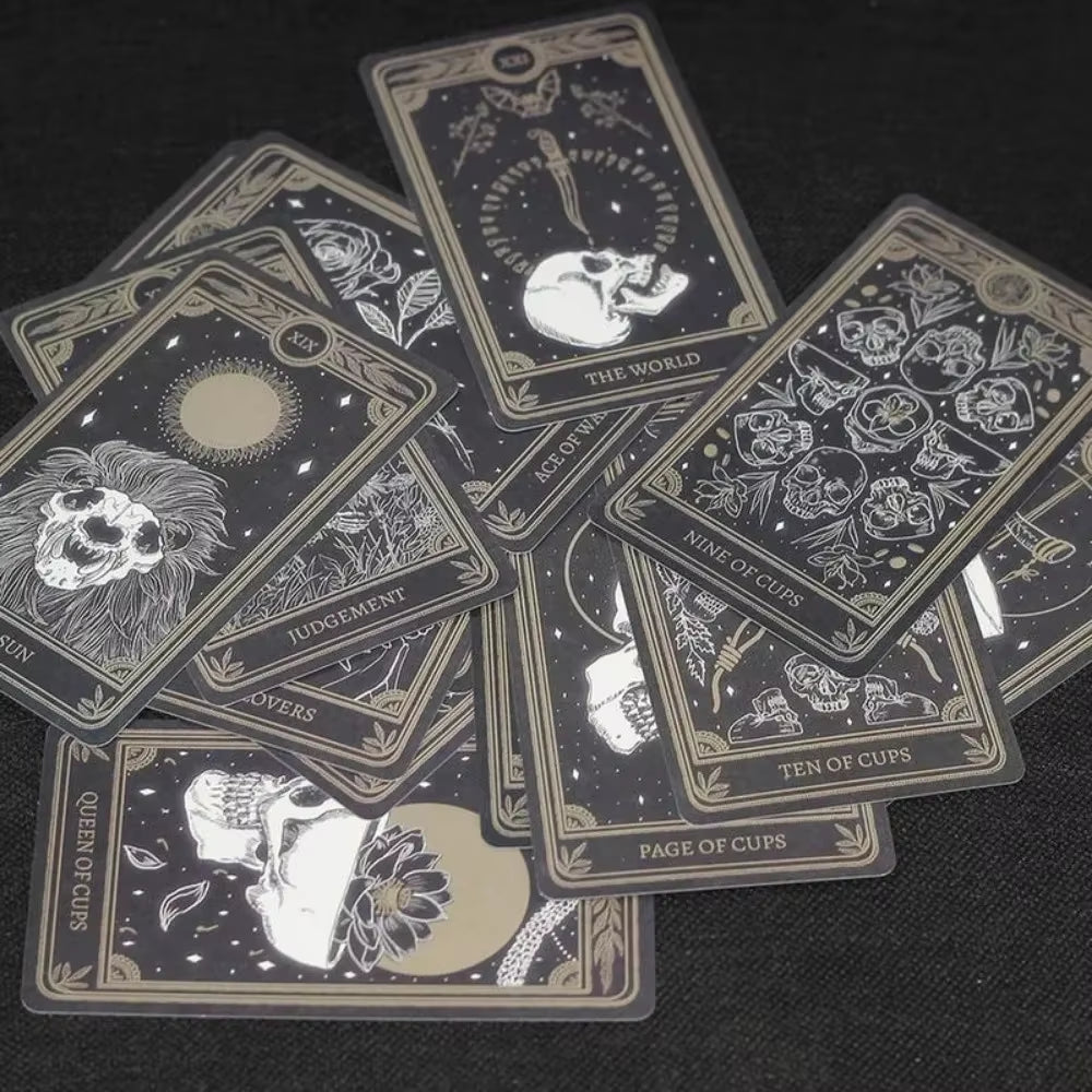 12*7Cm the Marigold Tarot Fortune Telling Divination Oracle Card Family Gathering Chess Game Leisure Table Game Entertainment