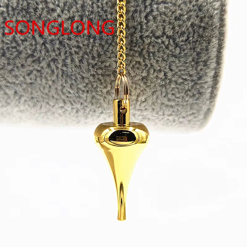 Reiki Symbols Metal Spirit Divination Frequency Modulation Solid Brass Men Women Lucky Hand Spirit Swing Chain Spirit Pendulum