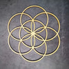 Wooden Flower of Life Christmas Ornaments, Sacred Geometry Ornaments Home Decoration, Wood Sign Wall Art Seed of Life Coaster