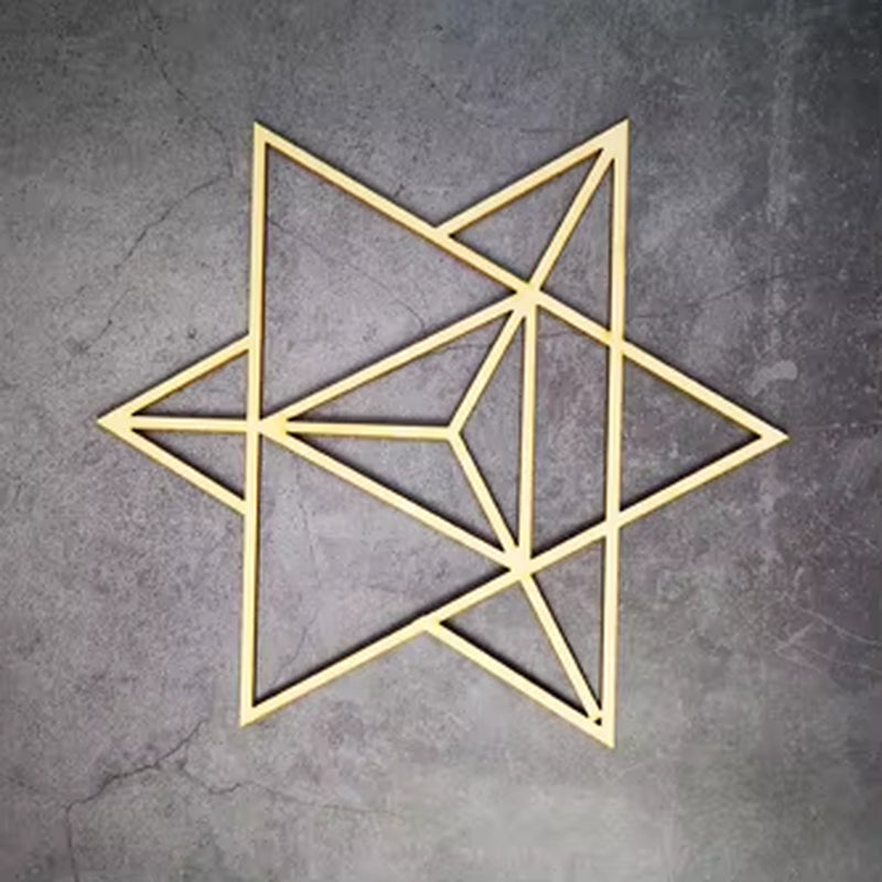 Wooden Flower of Life Christmas Ornaments, Sacred Geometry Ornaments Home Decoration, Wood Sign Wall Art Seed of Life Coaster