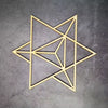 Wooden Flower of Life Christmas Ornaments, Sacred Geometry Ornaments Home Decoration, Wood Sign Wall Art Seed of Life Coaster