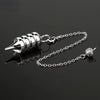 Copper Metal Pendulum for Dowsing Divination Energy Work Meditation Scrying Witchcraft Pendulums Tool Spiritual Pendulos X092