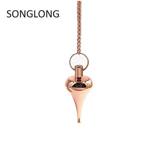 Reiki Symbols Metal Spirit Divination Frequency Modulation Solid Brass Men Women Lucky Hand Spirit Swing Chain Spirit Pendulum