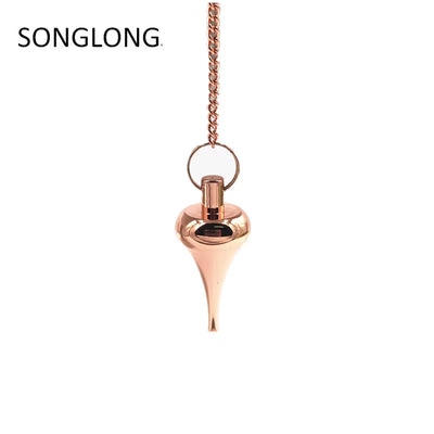 Reiki Symbols Metal Spirit Divination Frequency Modulation Solid Brass Men Women Lucky Hand Spirit Swing Chain Spirit Pendulum