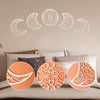 Chakra Healing Wall Life Art Decoration Wooden Home Wall Hanging Decor Wood Plate Pendant Sacred Geometry Ornament Yoga Gift