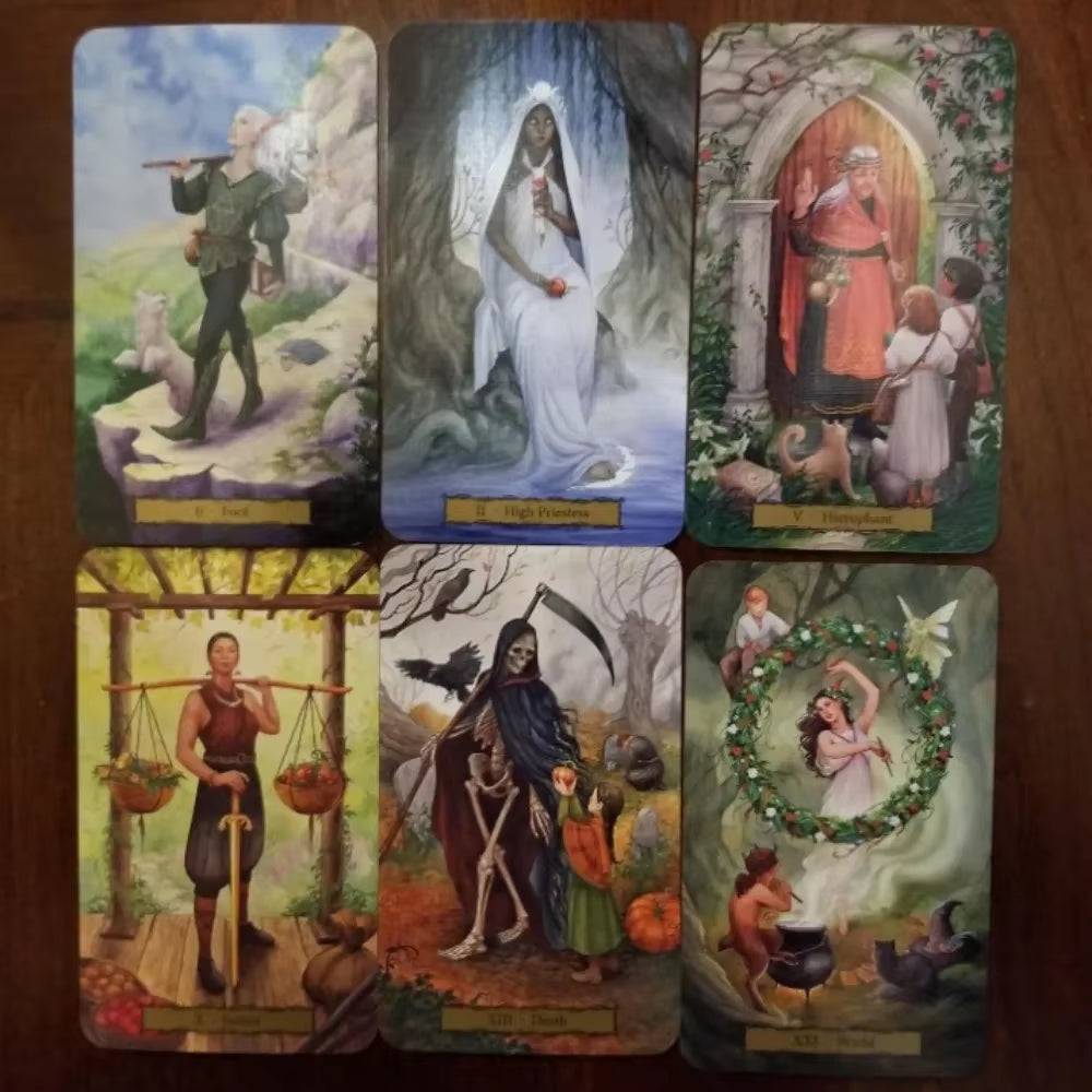 Tarot of the Witch'S Garden 78 Pcs Cards Manifestation and Magic Await You in the Witch'S Garden