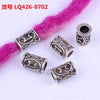 10Pcs 24 Designs Viking Runes Set Loose Beads Spacer Beads Fit Beards or Hair TIWAZ TYR Sol Rune Odal Futhark Rune DIY Jewelry