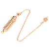 Copper Metal Pendulum for Dowsing Divination Energy Work Meditation Scrying Witchcraft Pendulums Tool Spiritual Pendulos X092