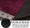 Tarot Cards Bag Tablecloth Table Altar Cloth Witchcraft Astrology Divination Non-Slip Mat Square 25.6 * 25.6 Inch (Purple)