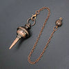 Copper Metal Pendulum for Dowsing Divination Energy Work Meditation Scrying Witchcraft Pendulums Tool Spiritual Pendulos X092
