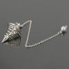 Copper Metal Pendulum for Dowsing Divination Energy Work Meditation Scrying Witchcraft Pendulums Tool Spiritual Pendulos X092