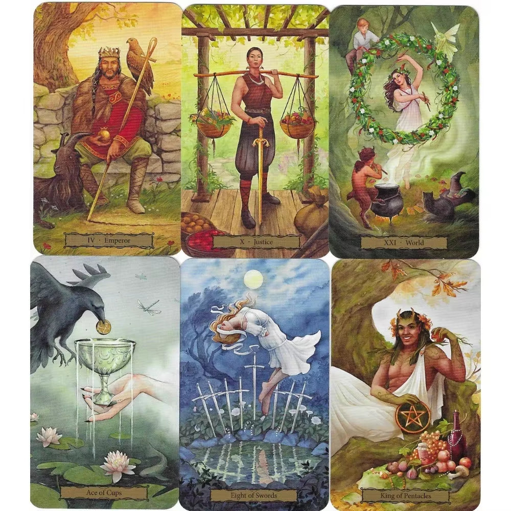 Tarot of the Witch'S Garden 78 Pcs Cards Manifestation and Magic Await You in the Witch'S Garden