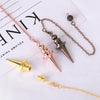 Copper Metal Pendulum for Dowsing Divination Energy Work Meditation Scrying Witchcraft Pendulums Tool Spiritual Pendulos X092