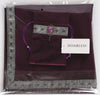 Tarot Cards Bag Tablecloth Table Altar Cloth Witchcraft Astrology Divination Non-Slip Mat Square 25.6 * 25.6 Inch (Purple)