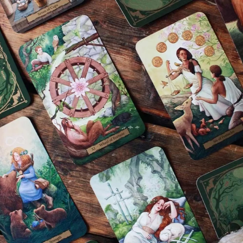 Tarot of the Witch'S Garden 78 Pcs Cards Manifestation and Magic Await You in the Witch'S Garden