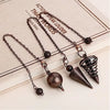 Copper Metal Pendulum for Dowsing Divination Energy Work Meditation Scrying Witchcraft Pendulums Tool Spiritual Pendulos X092